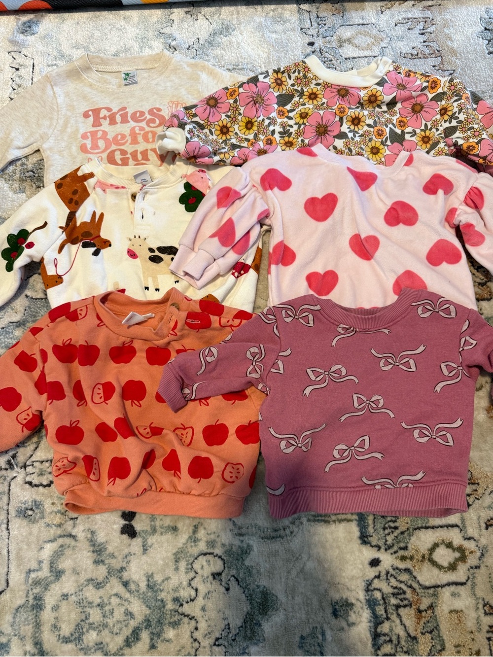 3-6 month sweatshirt bundle